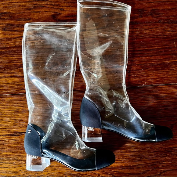 Chanel Transparent Boot - Picture 8 of 8